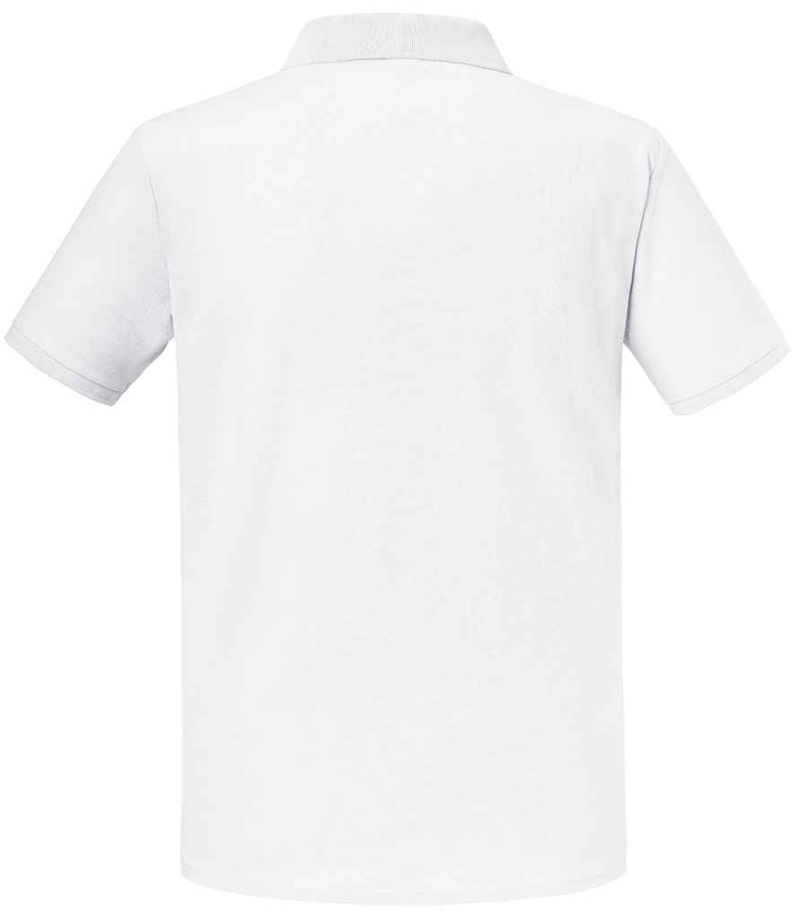 Russell Authentic Eco Piqué Polo Shirt - White (570M)