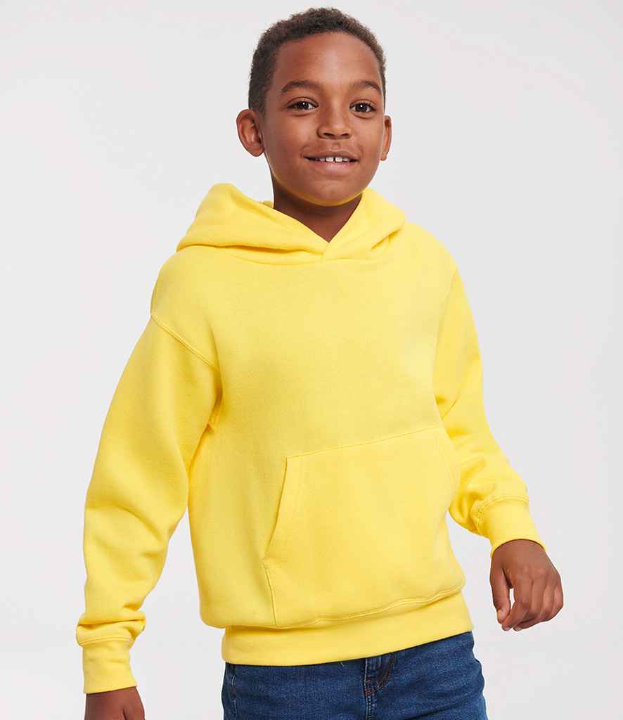 Russell Schoolgear Kids Hooded Sweatshirt - Yellow (575B)