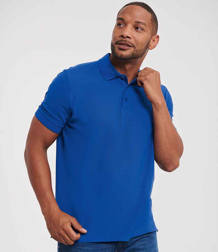 Russell Ultimate Cotton Piqué Polo Shirt - Bright Royal (577M)
