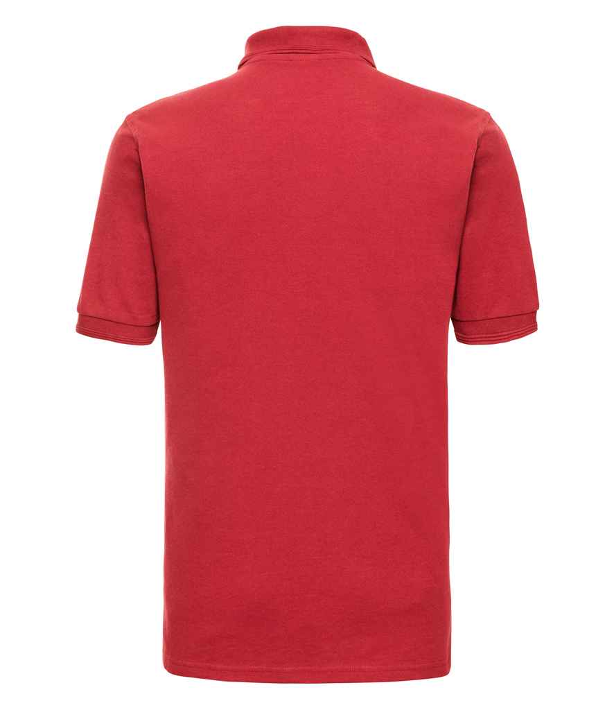 Russell Hardwearing Poly/Cotton Piqué Polo Shirt - Bright Red (599M)