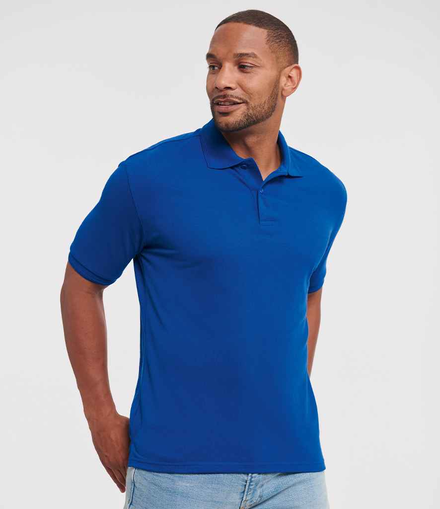 Russell Hardwearing Poly/Cotton Piqué Polo Shirt - Bright Royal (599M)