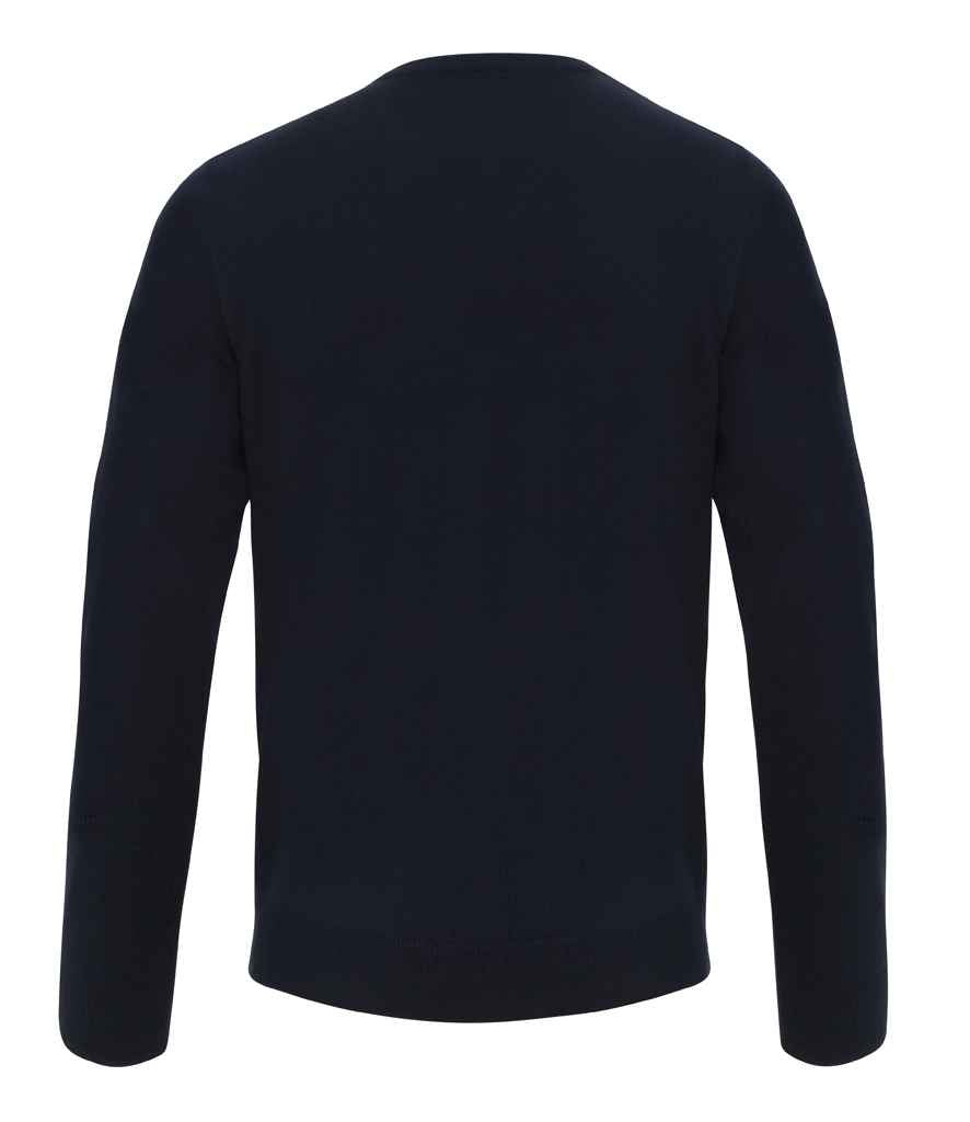 Premier Essential Acrylic V Neck Sweater - BACK