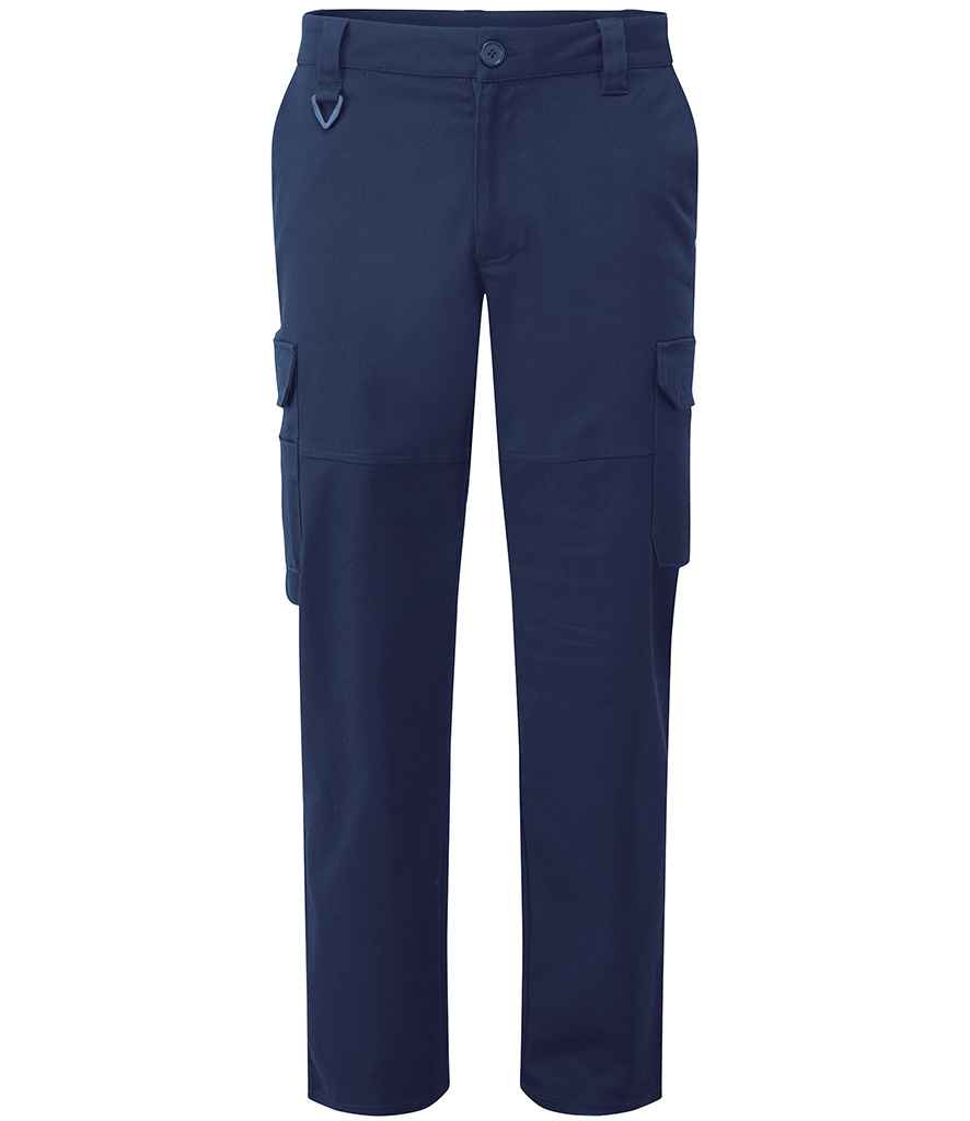Premier Unisex Stretchchecker Work Cargo Trousers - FRONT