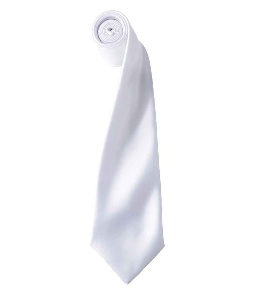 Premier 'Colours' Satin Tie - FRONT