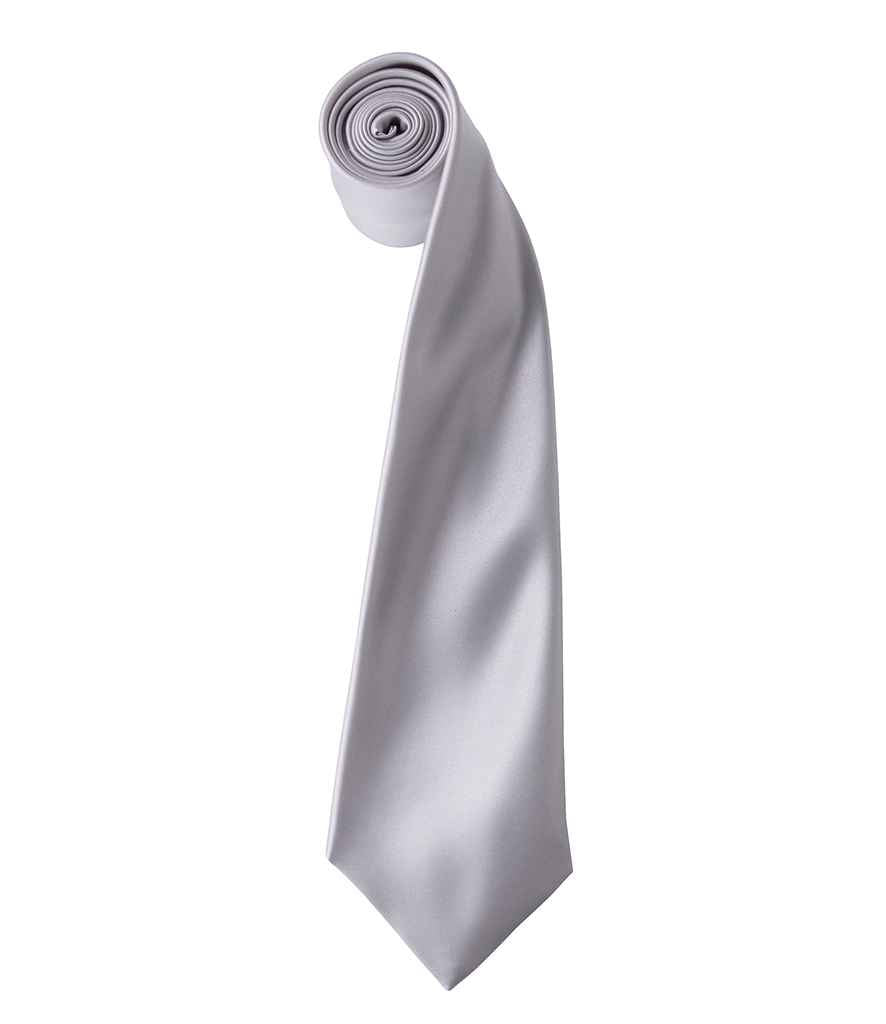 Premier 'Colours' Satin Tie - FRONT