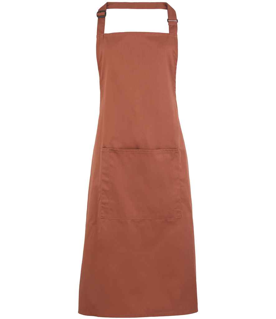 Premier 'Colours' Bib Apron with Pocket - FRONT