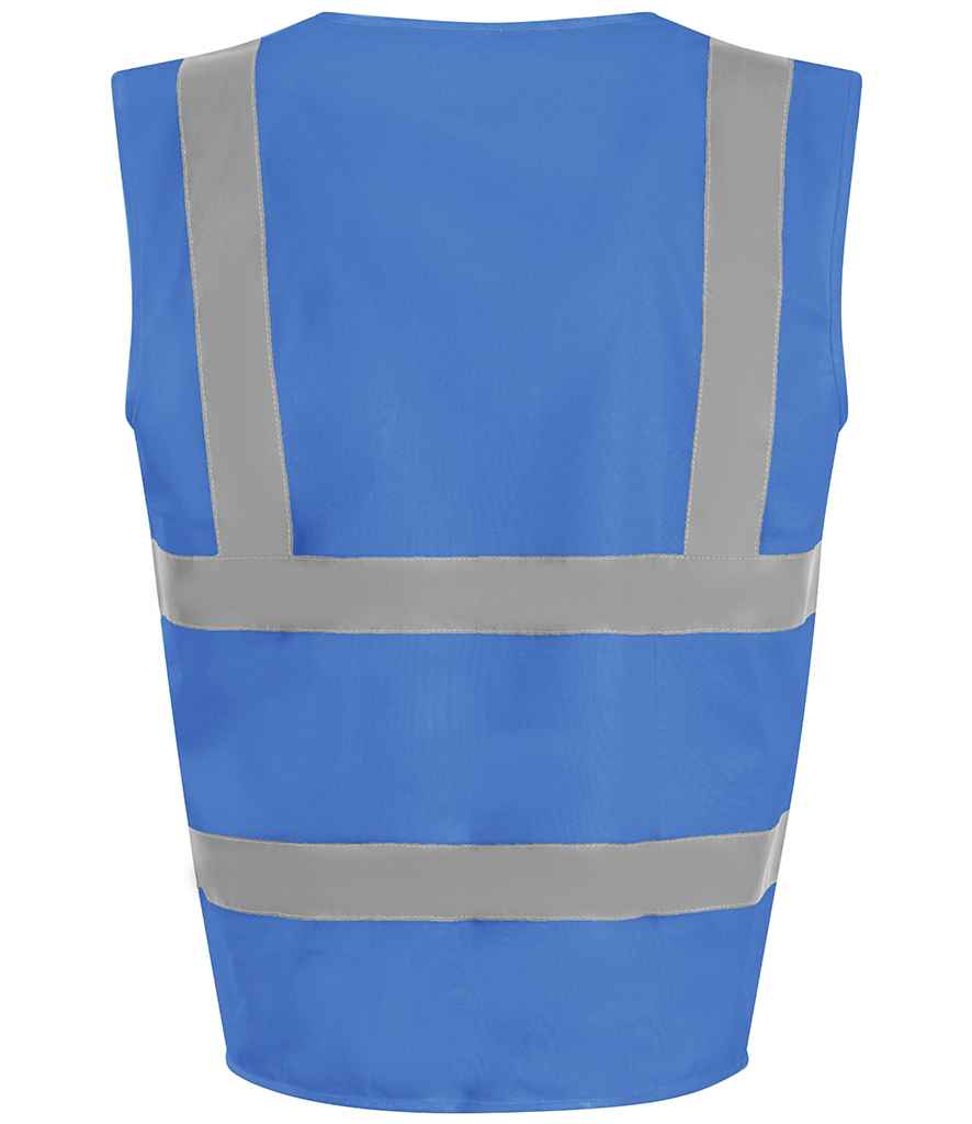 Pro RTX High Visibility Waistcoat - Royal Blue - back