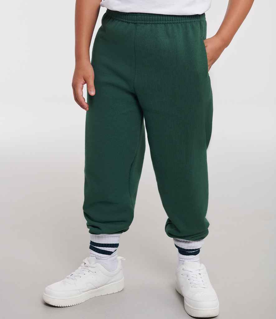 Russell Schoolgear Kids Elasticated Hem Jog Pants - Bottle Green (750B)