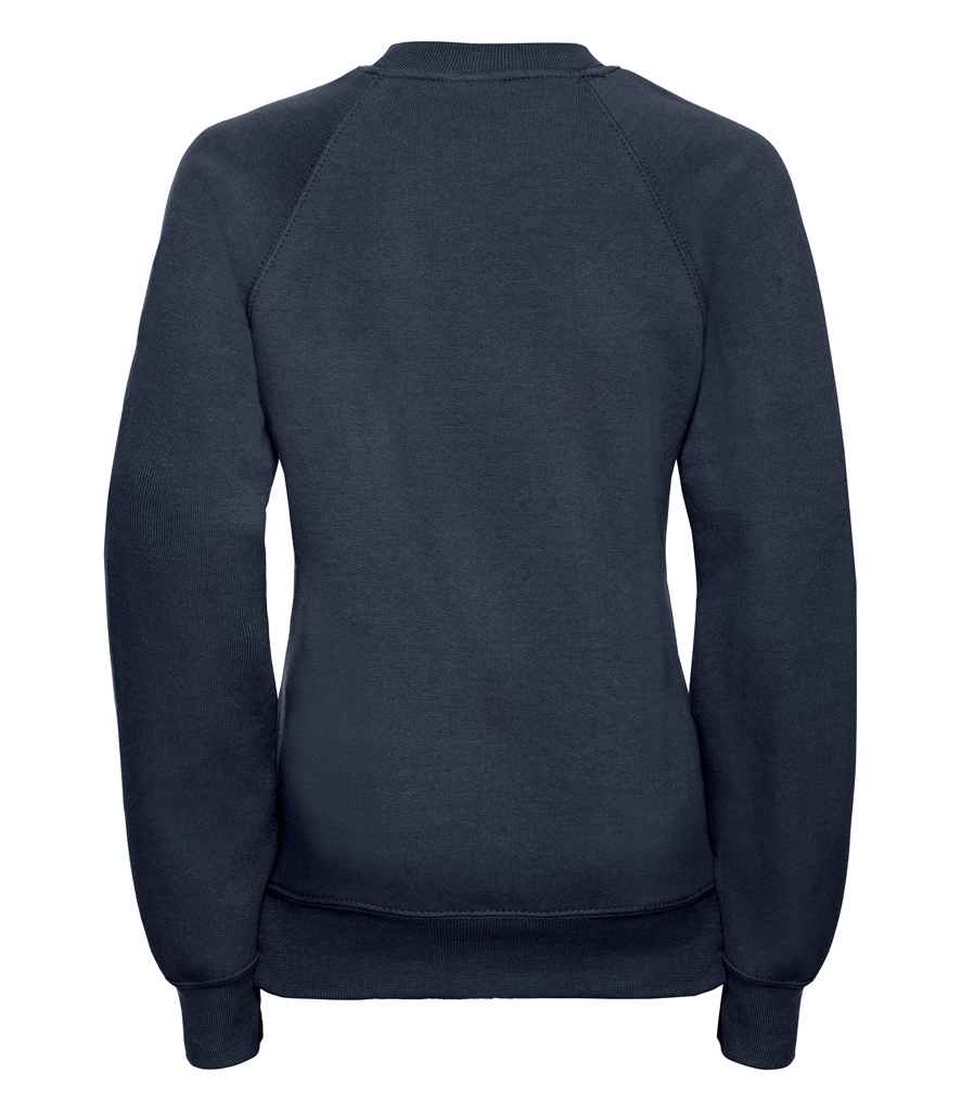 Russell Schoolgear Kids Raglan Sweatshirt - French Navy (762B)