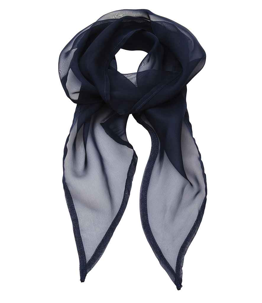 Premier 'Colours' Chiffon Scarf - FRONT