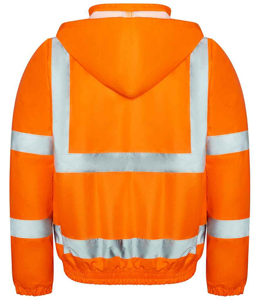 Pro RTX High Visibility Bomber Jacket - Orange - back