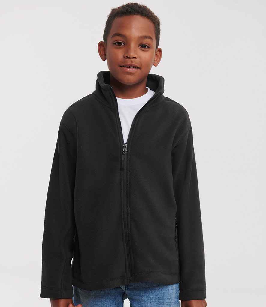 Russell Schoolgear Kids Outdoor Fleece Jacket - Black (870B)