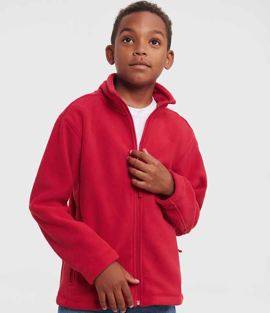 Russell Schoolgear Kids Outdoor Fleece Jacket - Classic Red (870B)