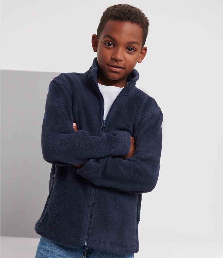 Russell Schoolgear Kids Outdoor Fleece Jacket - French Navy (870B)