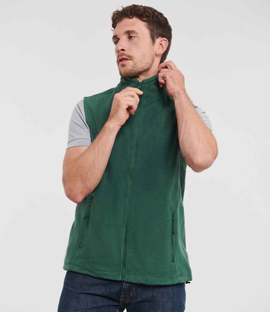 Russell Outdoor Fleece Gilet - Bottle Green (872M)