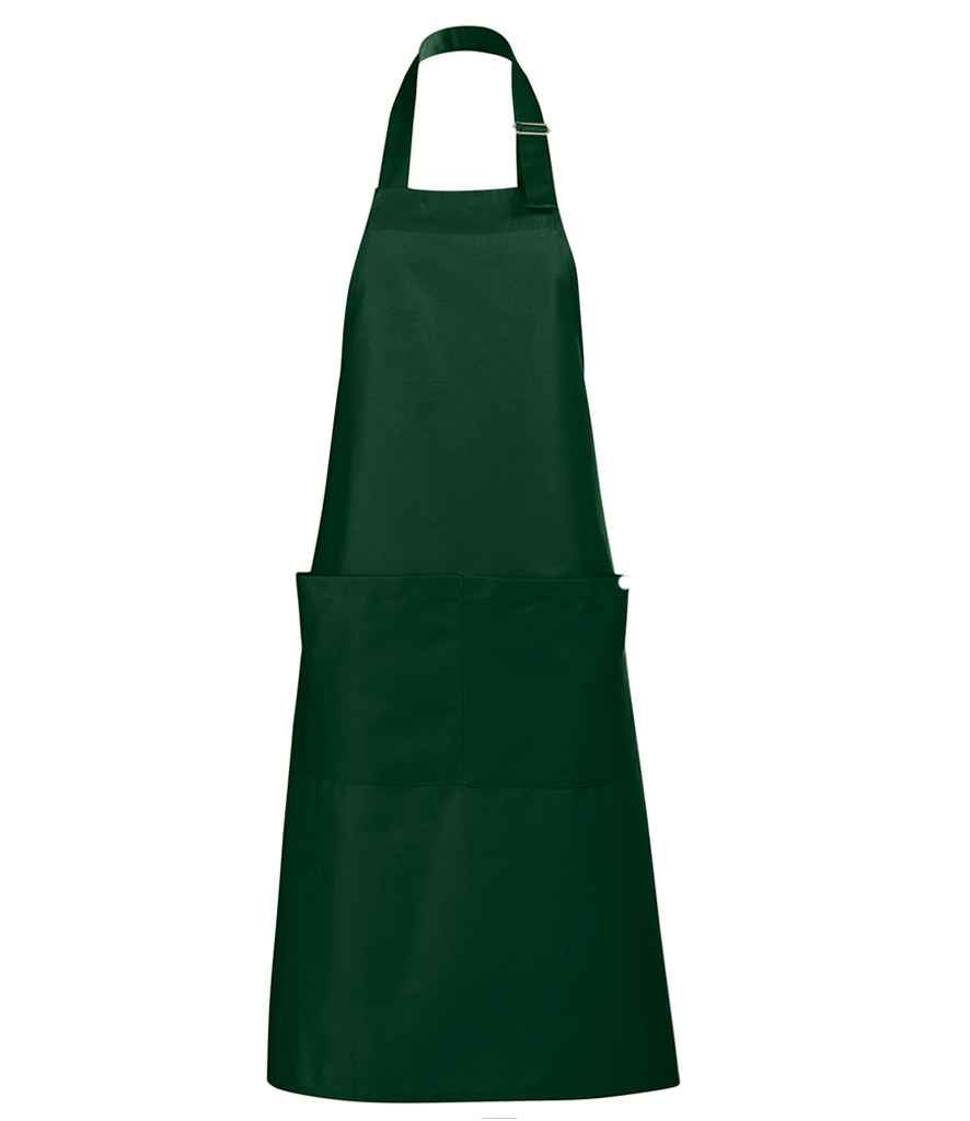 SOL'S SOL'S Gala Long Bib Apron - Bottle Green (88010)