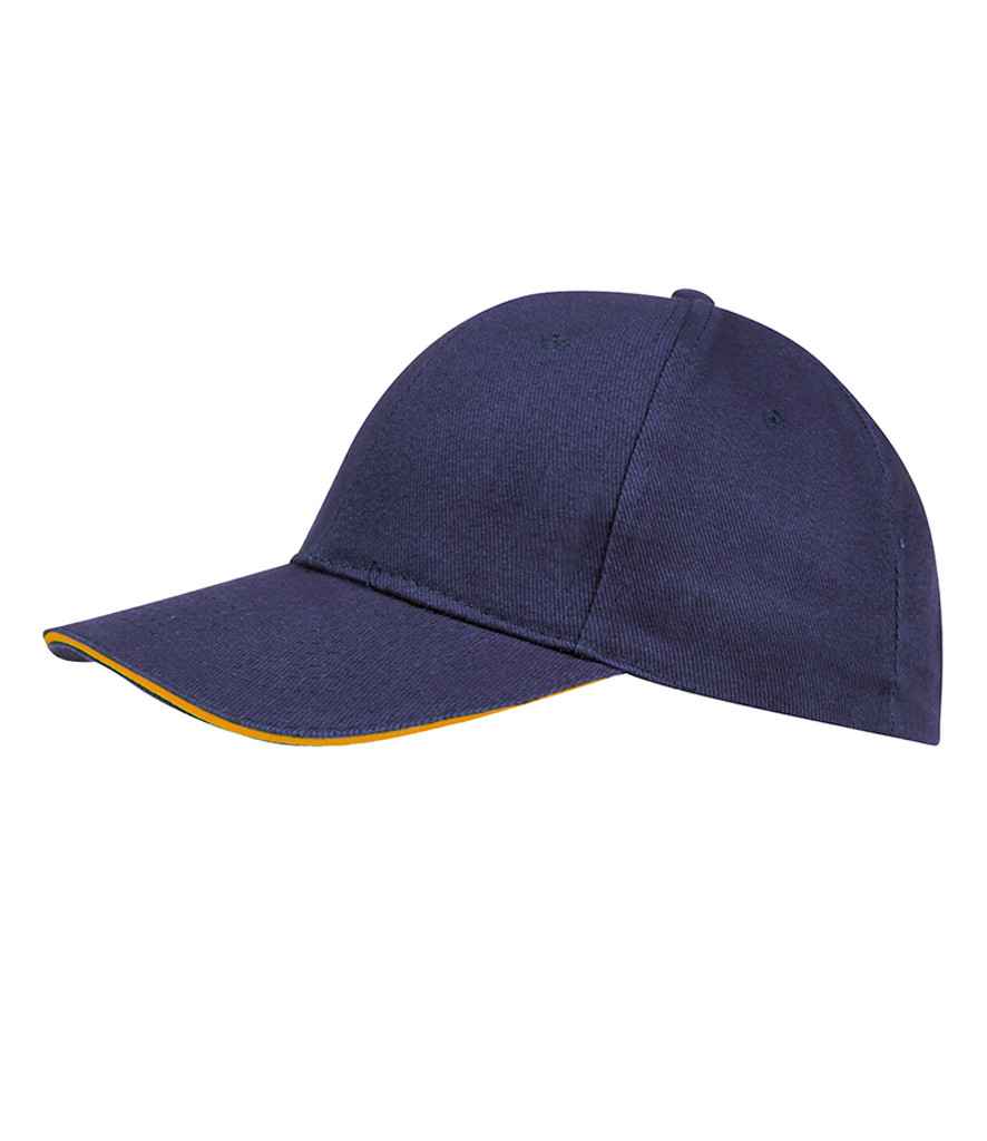 SOL'S SOL'S Buffalo Cap - French Navy/Neon Orange (88100)