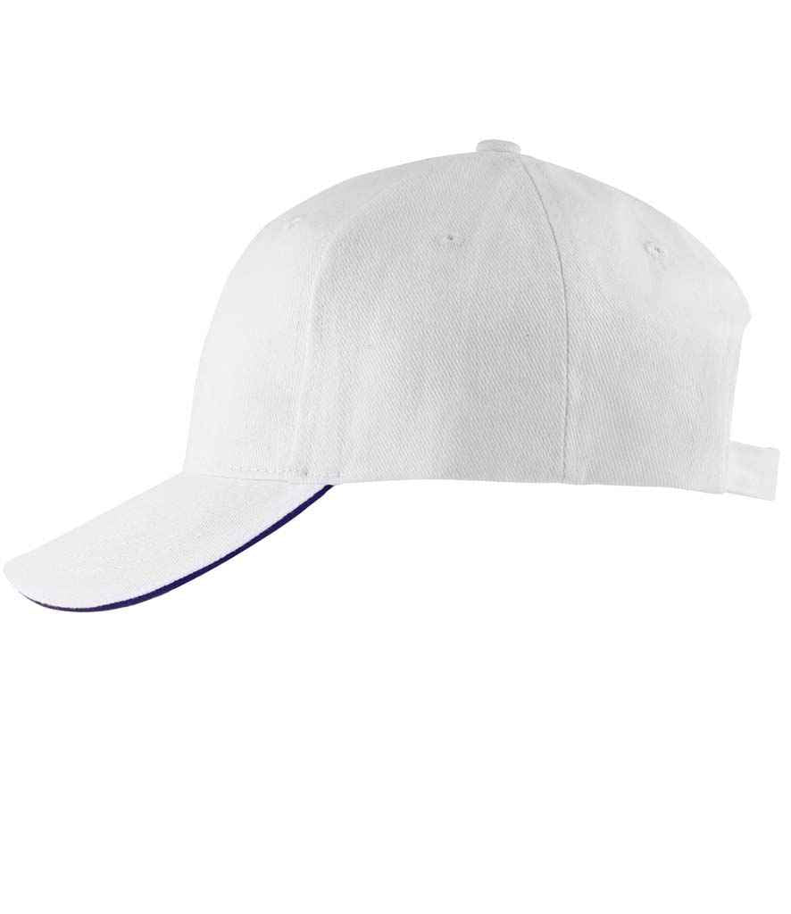 SOL'S SOL'S Buffalo Cap - White/Navy (88100)