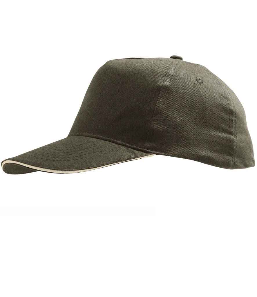 SOL'S SOL'S Sunny Cap - Army/Beige (88110)