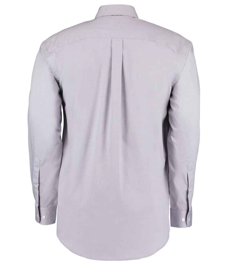 Kustom Kit Premium Long Sleeve Classic Fit Oxford Shirt - BACK