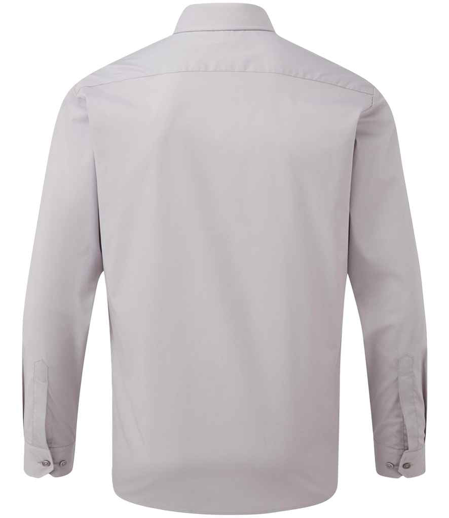 Premier Long Sleeve Poplin Shirt - BACK