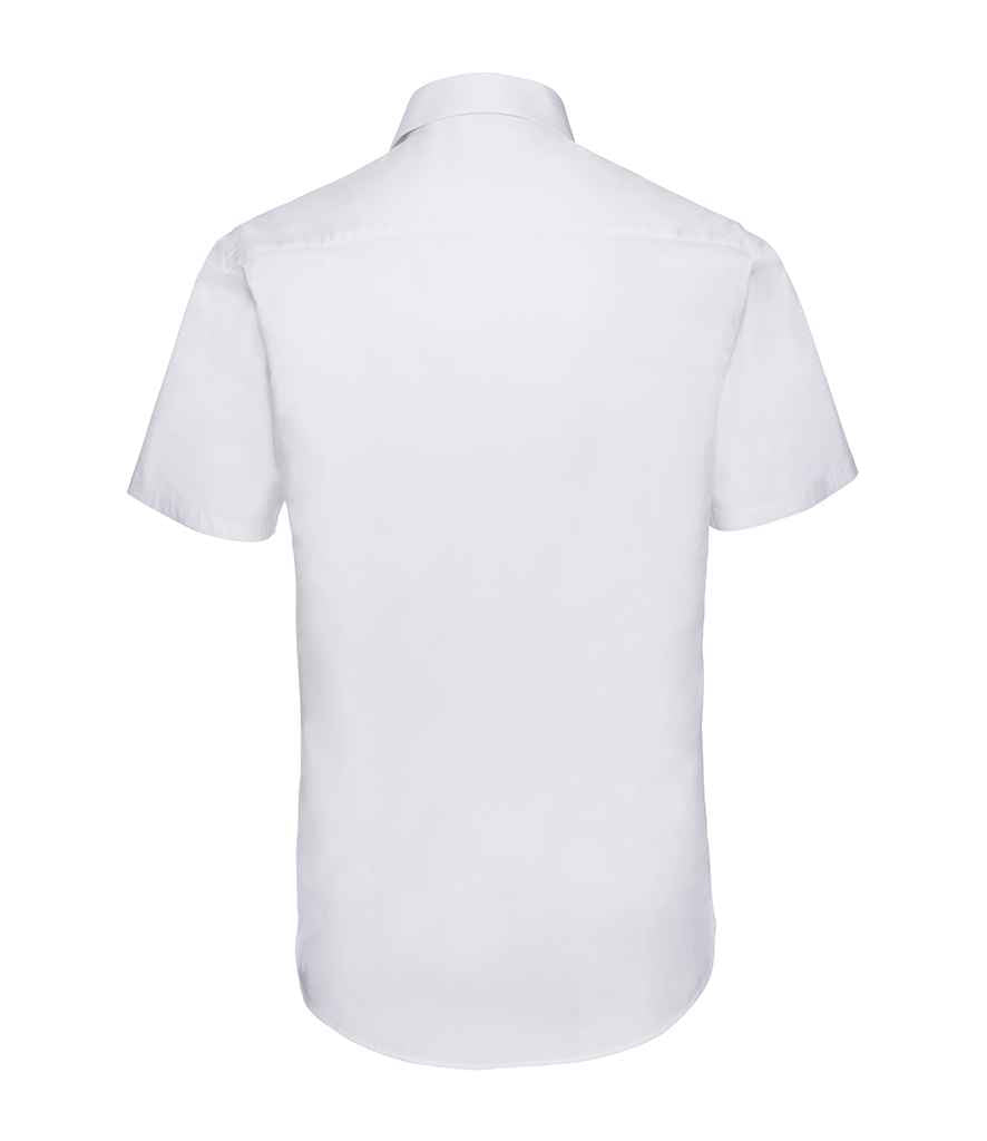 Russell Collection Short Sleeve Easy Care Fitted Shirt - White (947M)