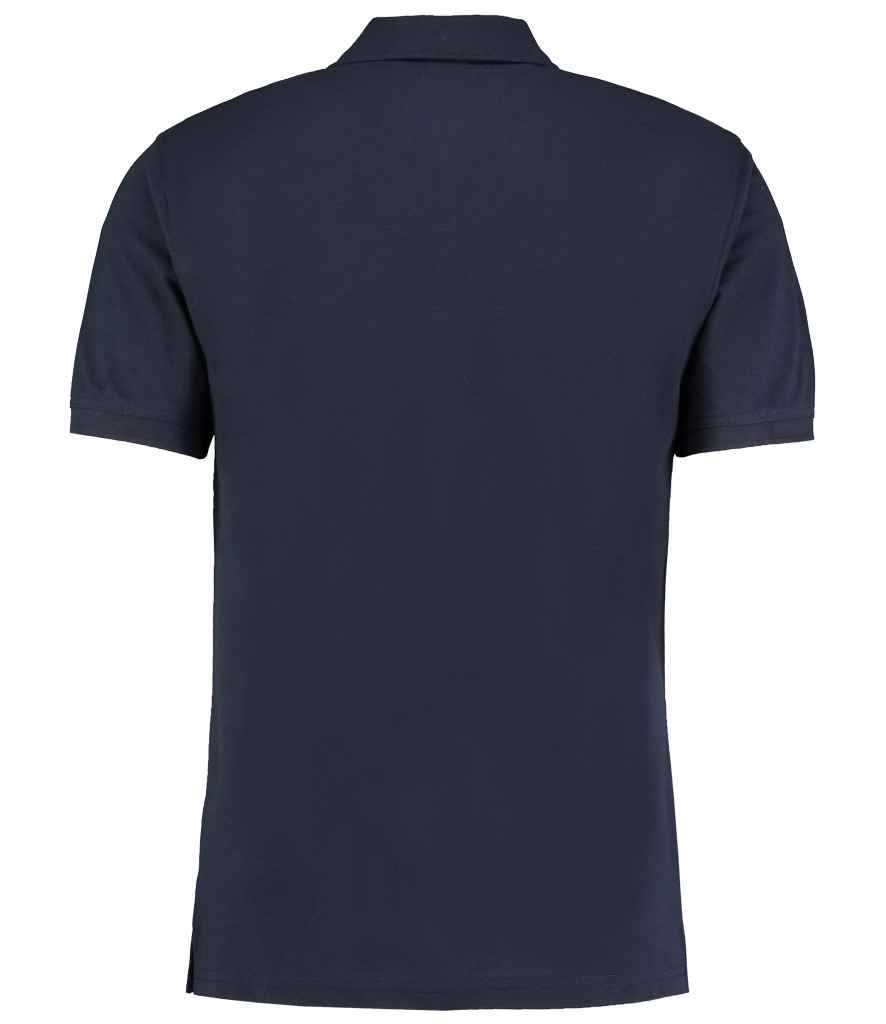 Kustom Kit Klassic Slim Fit Poly/Cotton Piqué Polo Shirt - BACK