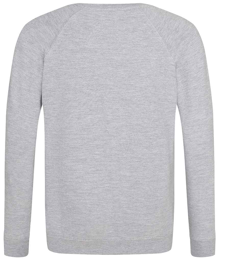 AWDis Academy Kids Raglan Sweatshirt - Grey (AC001B)