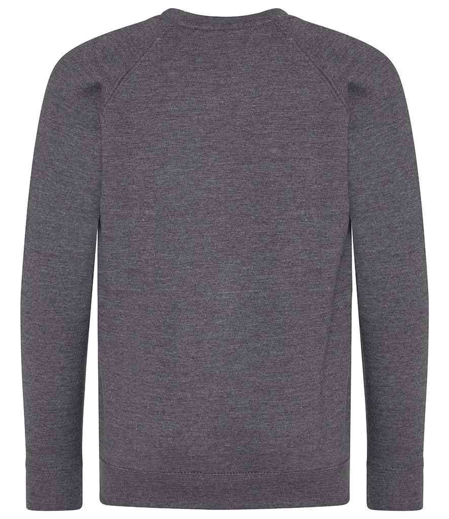 AWDis Academy Kids Raglan Sweatshirt - Charcoal (AC001B)