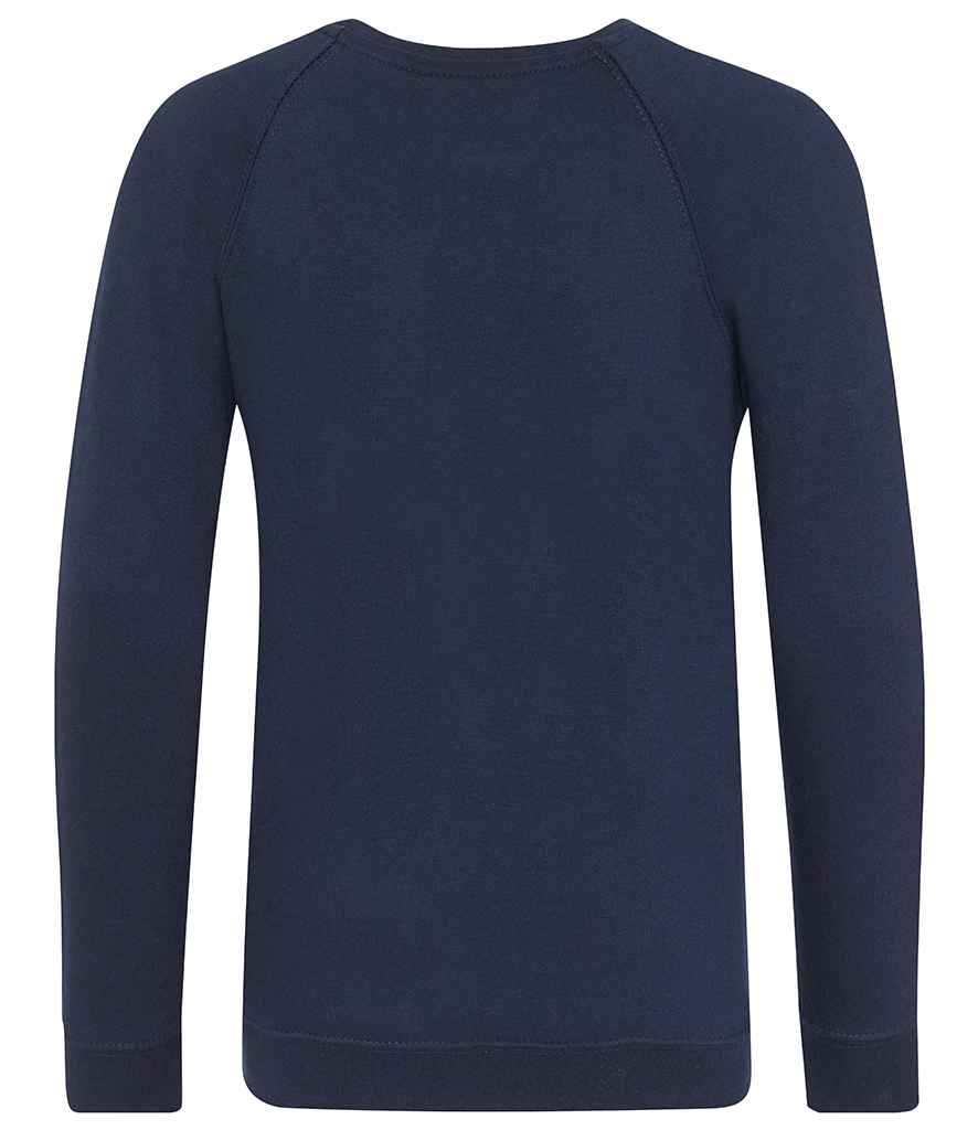 AWDis Academy Kids Raglan Sweatshirt - Navy (AC001B)
