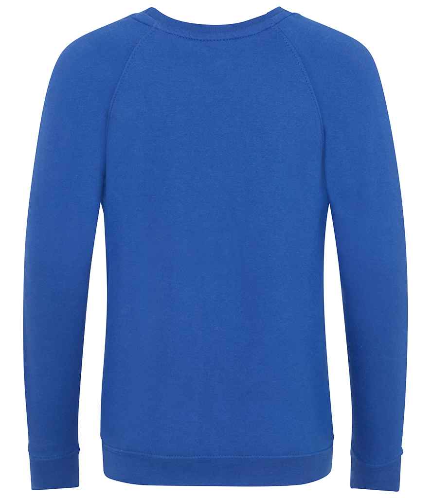 AWDis Academy Kids Raglan Sweatshirt - Royal Blue (AC001B)