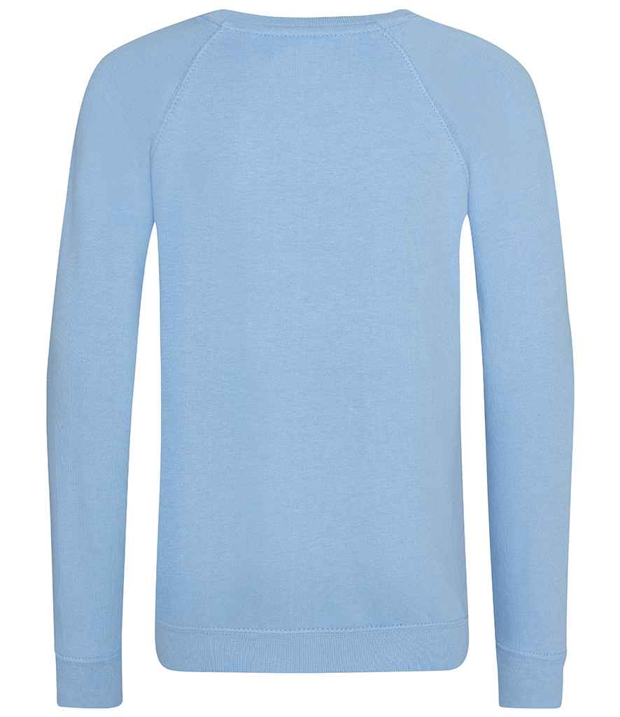 AWDis Academy Kids Raglan Sweatshirt - Sky Blue (AC001B)