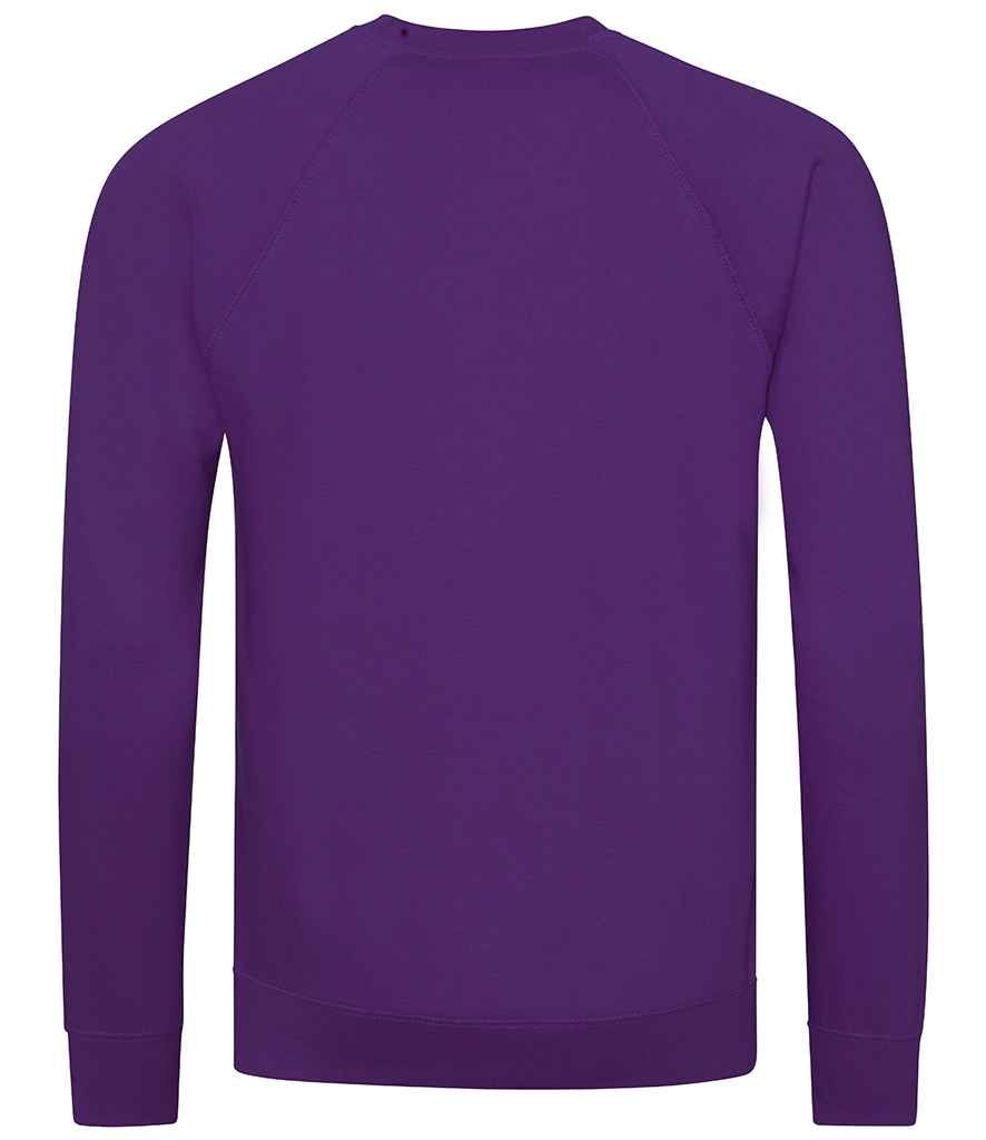AWDis Academy Senior Raglan Sweatshirt - Purple (AC001)