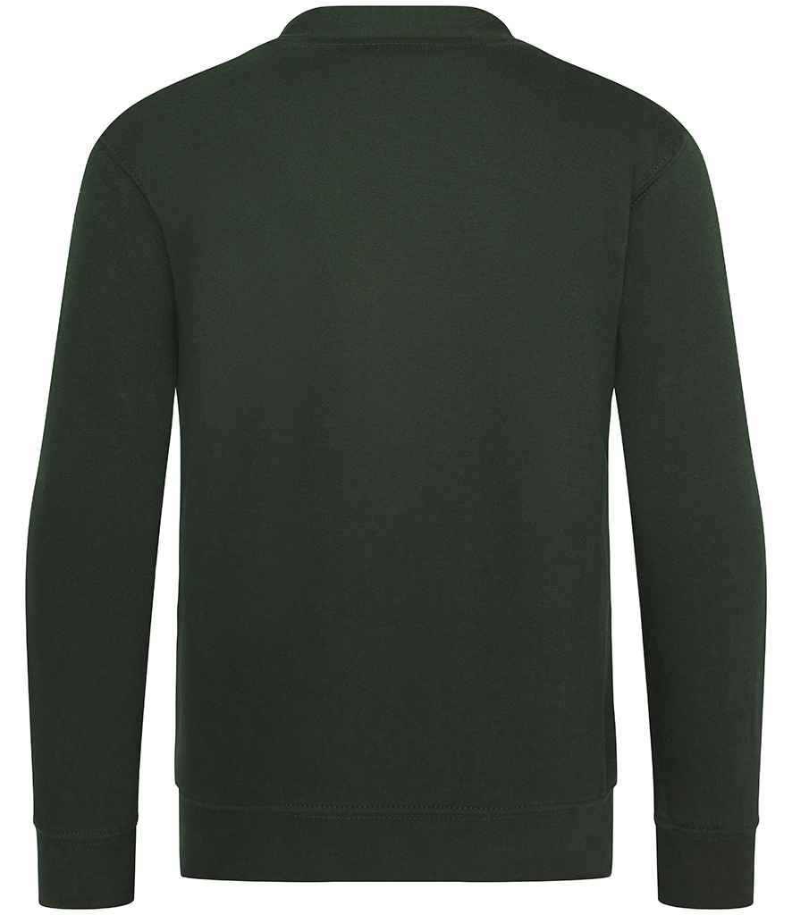 AWDis Academy Kids Sweat Cardigan - Green (AC002B)