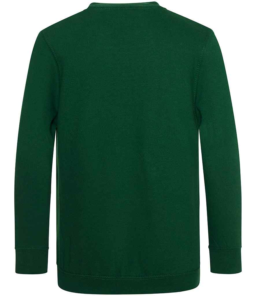AWDis Academy Kids V Neck Sweatshirt - Green (AC003B)