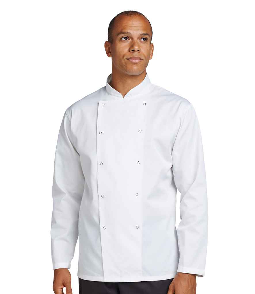 Dennys Long Sleeve Chef's Jacket - White (AF001)