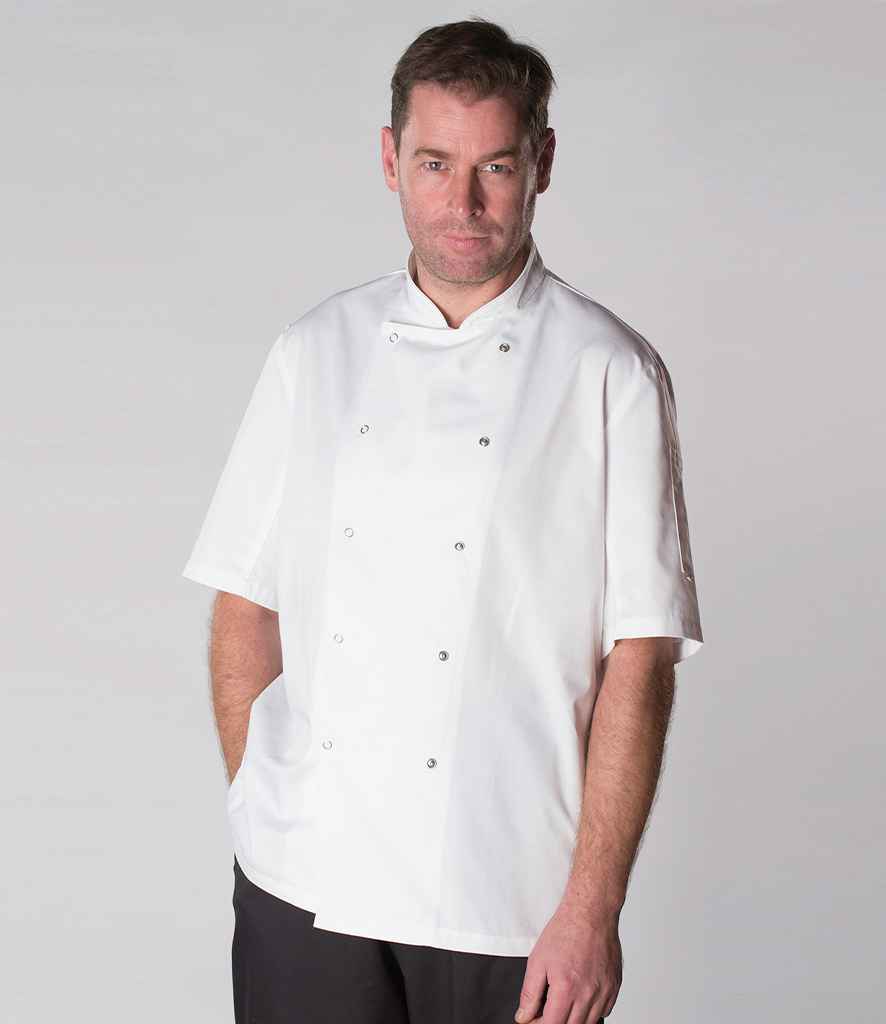 ADC Short Sleeve Coolmax® Chef's Jacket - White (AF005)