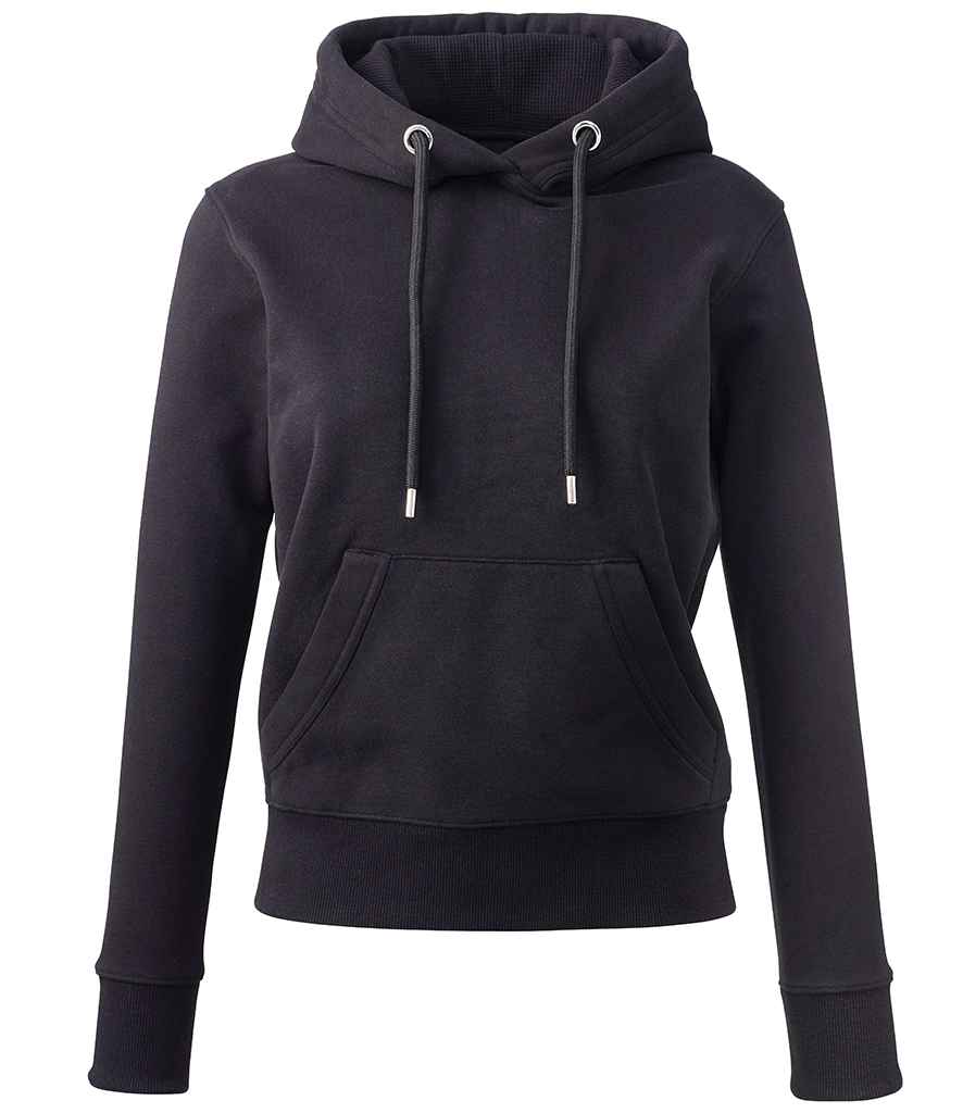 Anthem Ladies Organic Hoodie - Black (AM03)