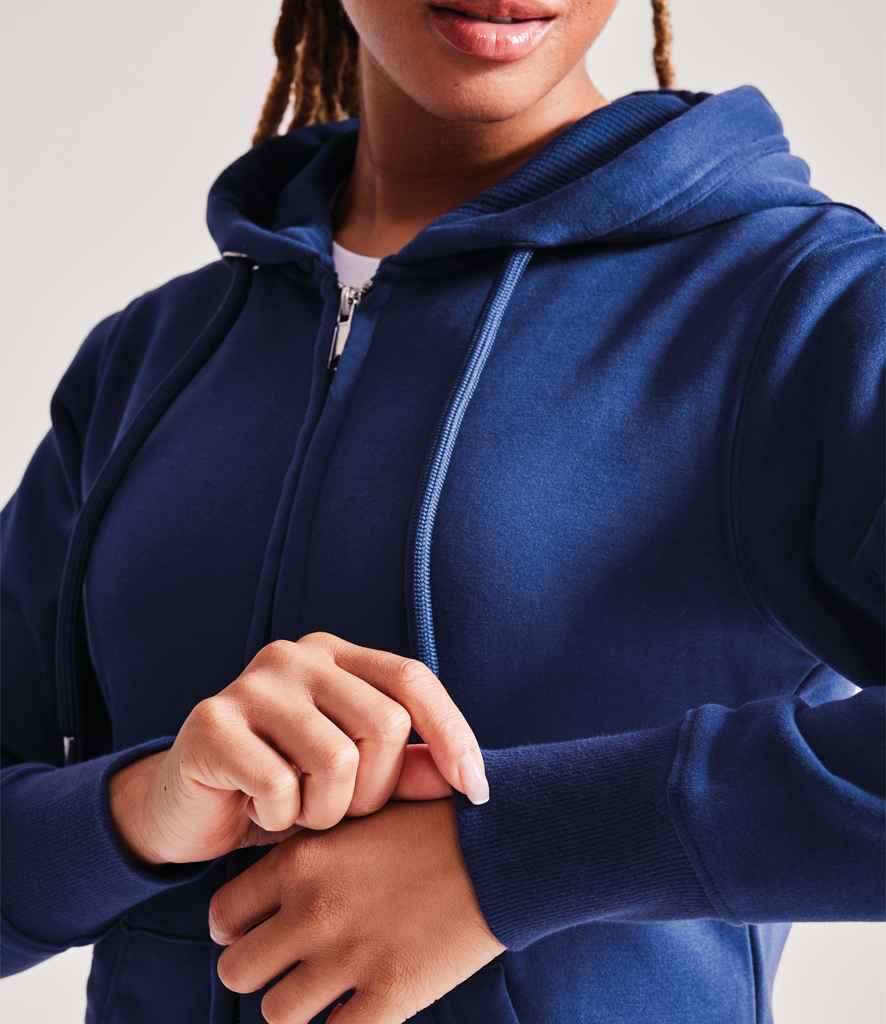 Anthem Ladies Organic Full Zip Hoodie - Navy (AM04)