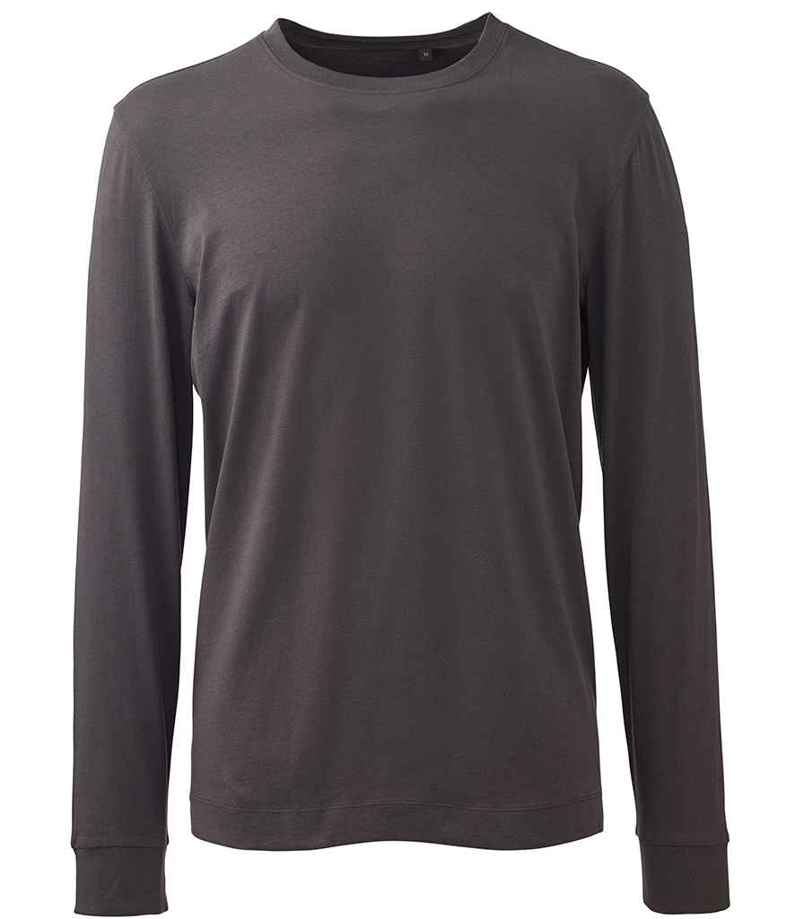 Anthem Anthem Organic Long Sleeve T-Shirt - Charcoal (AM11)
