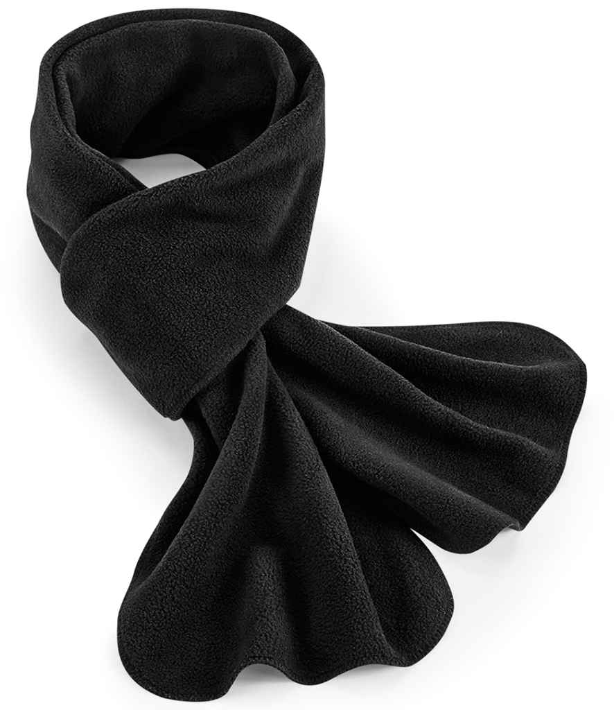 Beechfield Recycled Fleece Scarf - Black (BB293R)