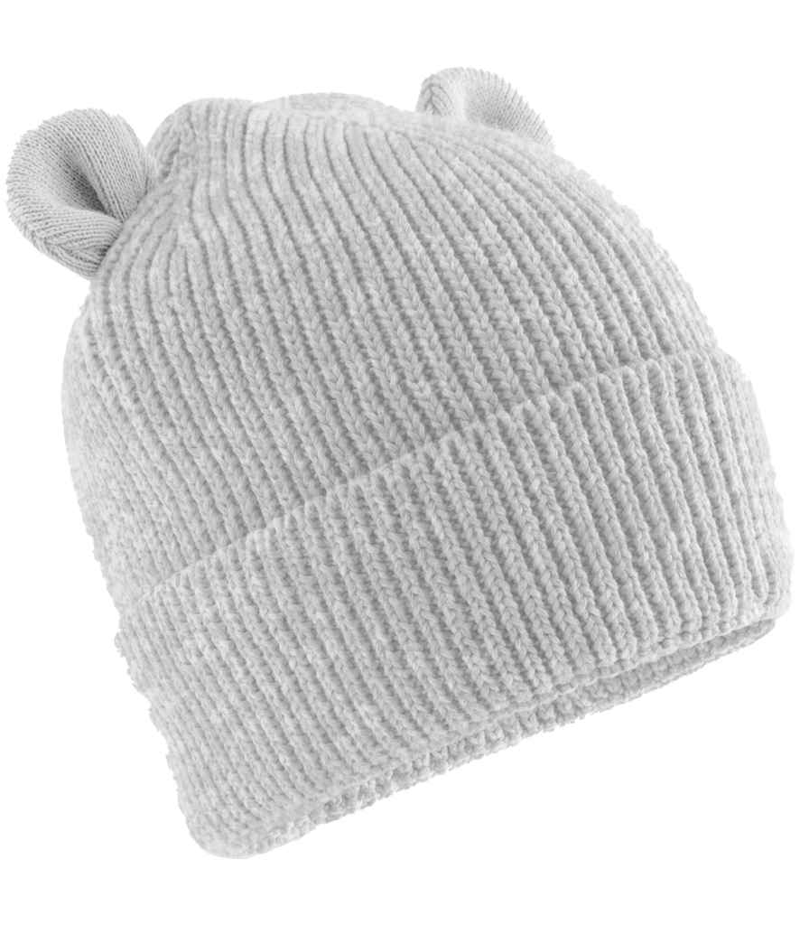 Beechfield Organic Baby Bear Beanie - Cloud Grey (BB340A)