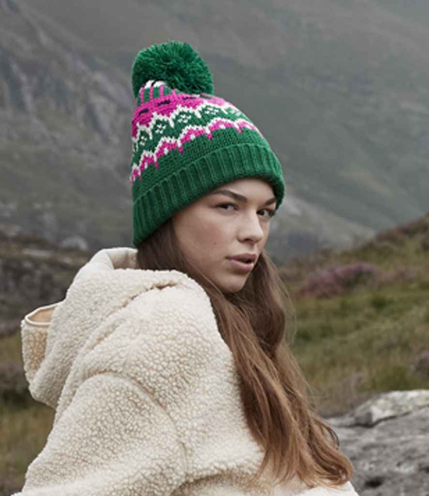 Beechfield Retro Ski Beanie - Alpine Lodge (BB528)