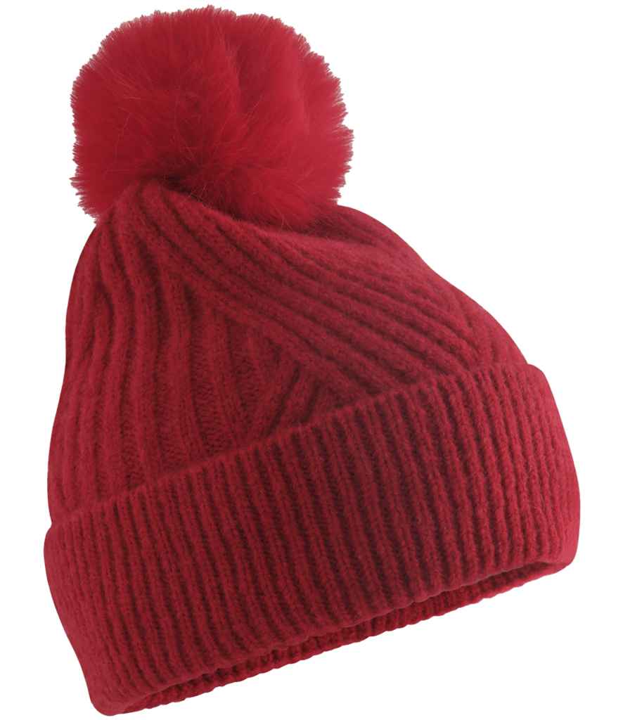 Beechfield Snow Luxe Beanie - Classic Red (BB529)
