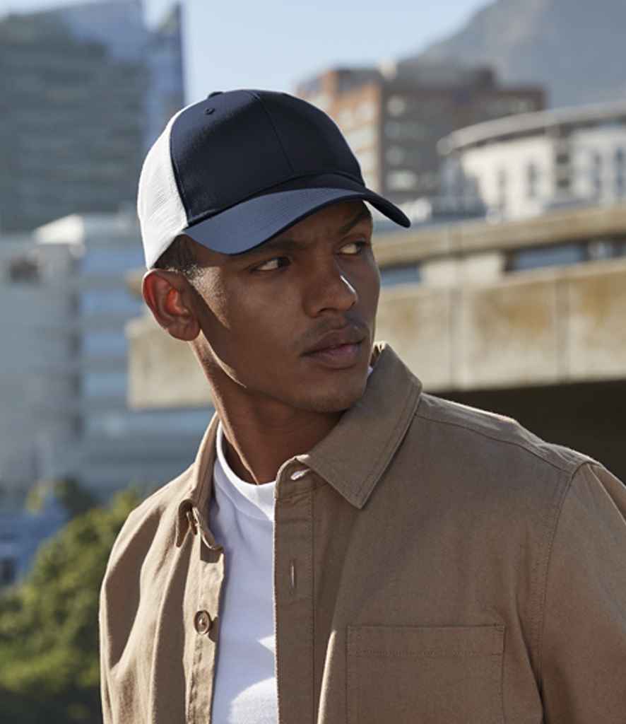 Beechfield Urbanwear Trucker Cap - Navy/White (BB646)