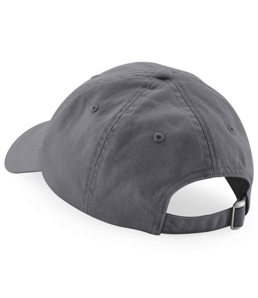 Beechfield Organic Cotton 6 Panel Dad Cap - Graphite Grey (BB652N)