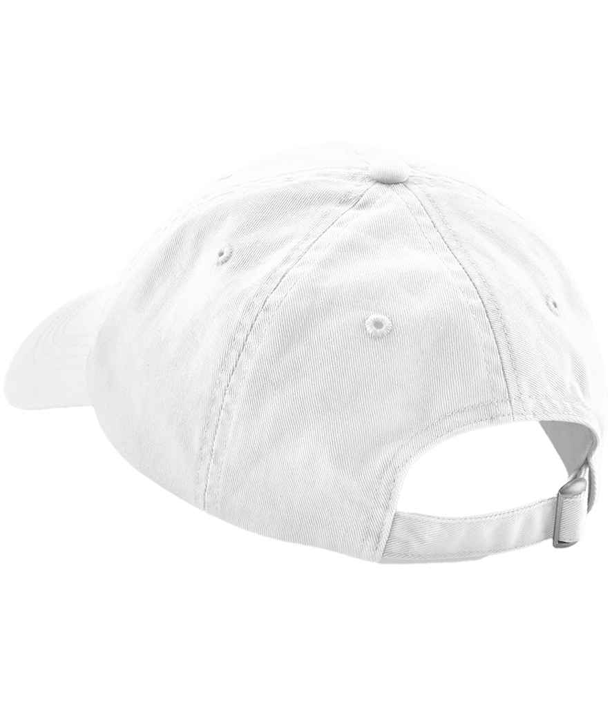 Beechfield Low Profile 6 Panel Dad Cap - White (BB653)