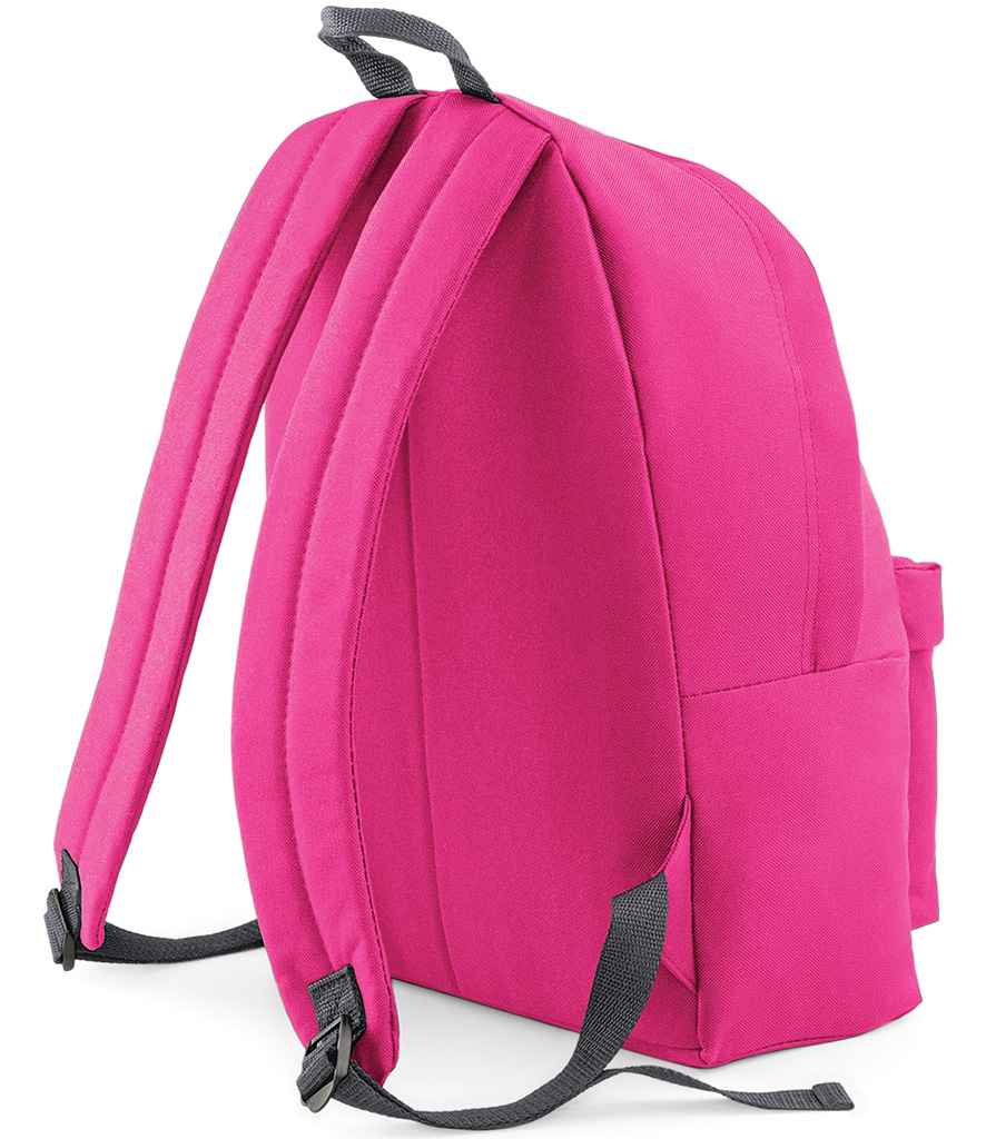 BagBase Kids Fashion Backpack - Fuchsia/Graphite Grey (BG125B)