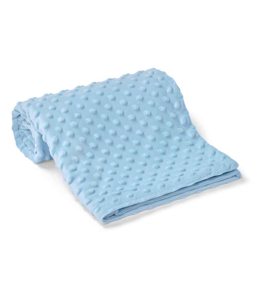 Brand Lab Minky Fleece Blanket - Light Blue (BH003)