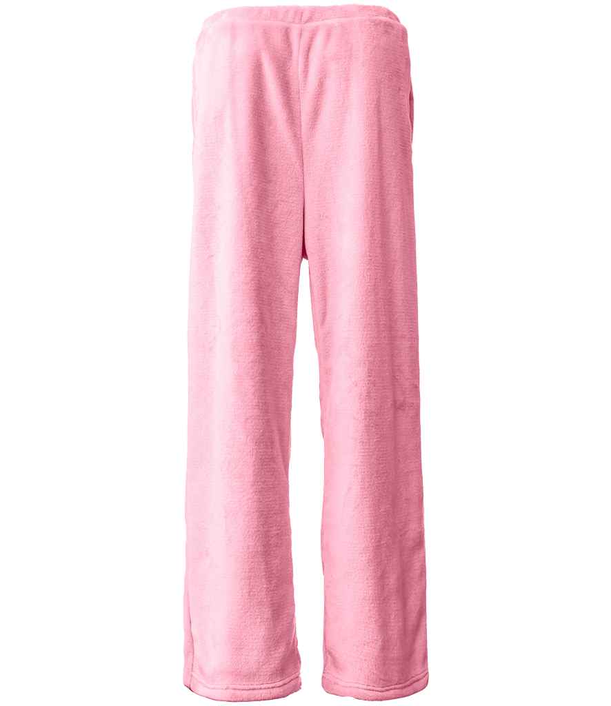 Brand Lab Ladies Plush Fleece Lounge Trousers - Blush Pink (BH211)